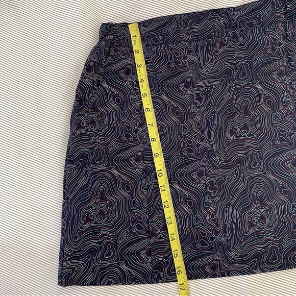 Lohla Sport Women’s‎ Golf Skirt/Skort Ink Swirl Blue Red White size 6 - Picture 6 of 7